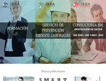 Tablet Screenshot of olkaformacion.com